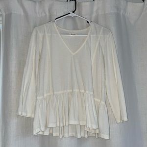 Madewell Vneck Top (M)